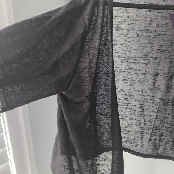 Long Tall Sally Elegant Black The Front Cover Up Xl - Picture 4 of 6